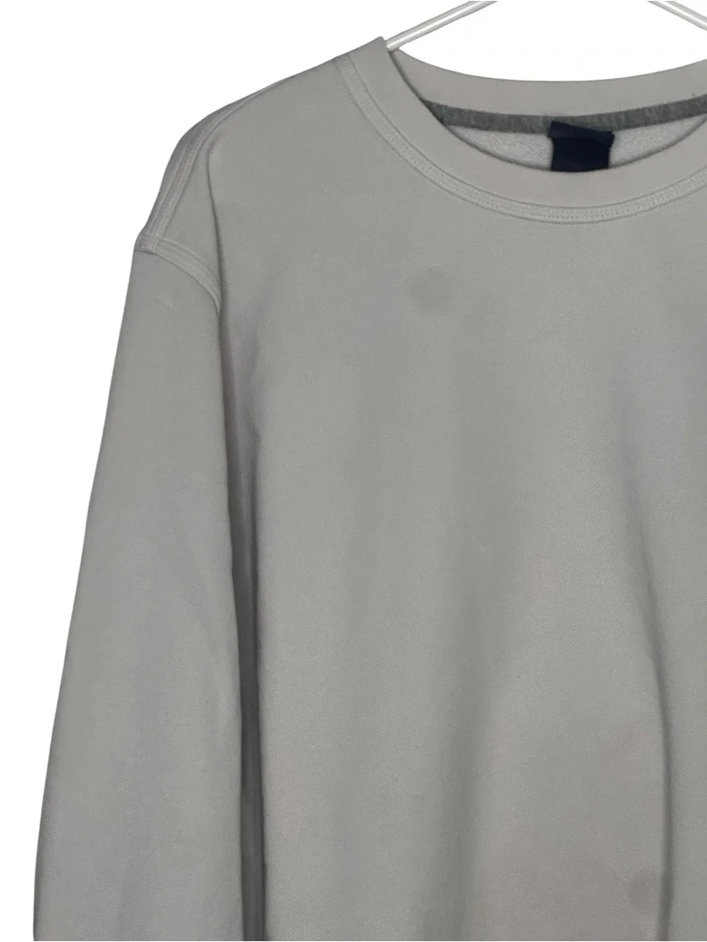 Nike Sportswear Club Fleece Crew Sweatshirt Men’s XXL Light Grey Vintage 2002